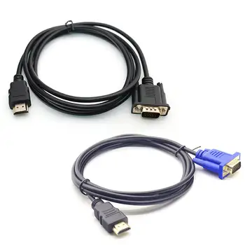 1/1.5/1.8 m -compatibil Cu Cablu Vga 1080p Male La Vga de sex Masculin Video Converter Adaptor Pentru PC, Laptop Non-alunecare