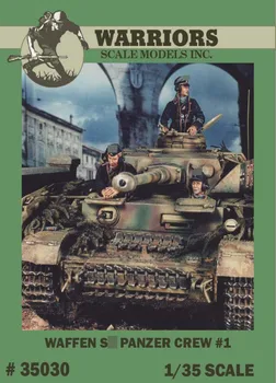 1/35 al doilea RĂZBOI mondial German Waffen Panzer Crew #1 (3 Rășină Cifre/Set,fara rezervor) Războinici #35030 Neasamblate Necolorat
