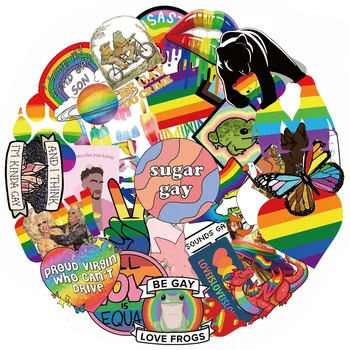 10/30/50pcs Dragostea este Pierdut LGBT Gay Estetice Autocolante pentru Telefonul Caz Laptop Sticla de Apa Jurnal Graffiti Impermeabil Autocolante Rece