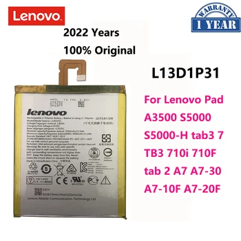 100% Original L13D1P31 Bateriei Pentru Lenovo Pad A3500 S5000 S5000-H tab3 7 TB3 710i 710F tab 2 A7 A7-30 A7-10F A7-20F Baterii