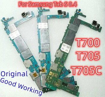 100% Original Pentru Samsung Galaxy Tab S 8.4 SM-T700 T705 T705C 3G RAM Deblocat Placa de baza cu chips-uri Logice Consiliului UE Versiune LCD