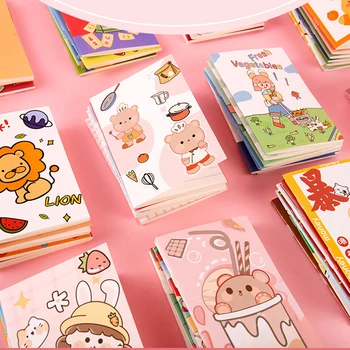 10buc/pack kawaii Mini-Notebook-uri de Desene animate Notepad Jurnal pentru copii Planificatorii lucruri dragute Memo Pad Notă carte Pentru Fete Școală de Papetărie