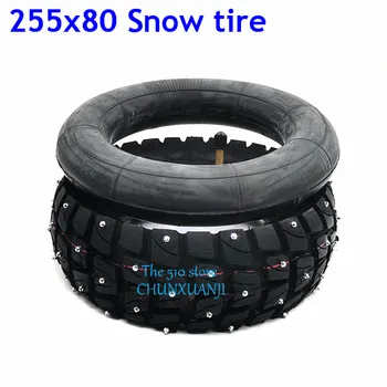10x3 Inch Off Road Zăpadă Anvelope 255x80 Anti Skid Îngroșarea Tub Pneumatic Tyre pentru Scuter Electric Speedual de Grație de 10 de Zero 10X