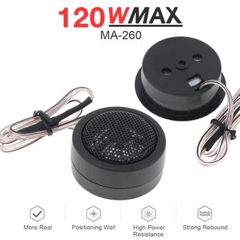 2 buc 120W Universal de Înaltă Eficiență Mini Dome Tweeter Speaker 12V Difuzor Audio Auto Sunet Difuzor pentru Sistem Audio Auto