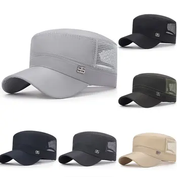 2021 Classic Flat Top Mens Capace Armata Pălărie Reglabile Montate 95 Logo Lenjerie De Pat Capac De Primăvară-Vară Ochiurilor De Plasă Respirabil Militare Pălării Pentru Bărbați