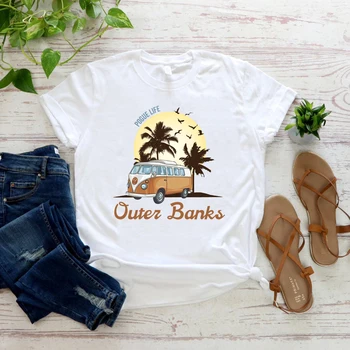 2021 Fierbinte Outer Banks T-Shirt Pogue Viața Tricou OBX Camasi John B JJ tricou Unisex Moda Grafic Tricouri Femei Tricouri Topuri Casual