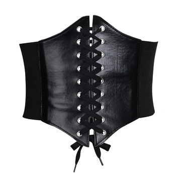 2021 Negru Rosu Roz Corpul Shapewear Femei Haine Gotic Underbust Brâu de Culoare Solidă de Mireasa Sexy Corsete și Bustiers