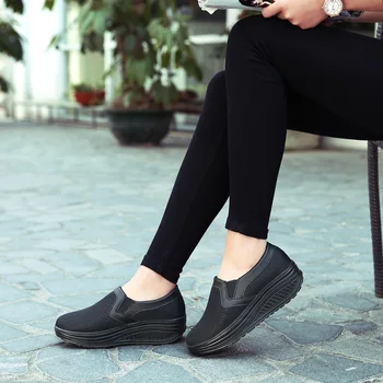 2022 Femei Pantofi de Moda ochiurilor de Plasă Respirabil Pantofi anti-alunecare Platforma Casual Plat Adidasi pentru Femei Pantofi de Mers pe jos Vulcanizat Pantofi