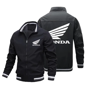 2022 toamna și iarna jachete barbati Honda aripa imprimare jacheta hanorac fashion motocicleta jacheta barbati mașină zburătoare logo-ul sacou