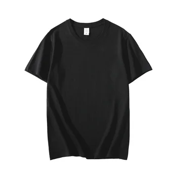 2022 Vara Bumbac Mens T-shirt Scurt-maneca Om tricou Maneca Scurta de Culoare Pură haine camasi Topuri Tee de îmbrăcăminte pentru bărbați