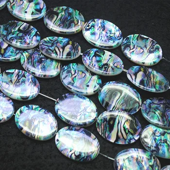 22buc natura shell margele ovale mama de perla cu abalone shell 13x18mm margele vrac pentru femei colier face noi modele