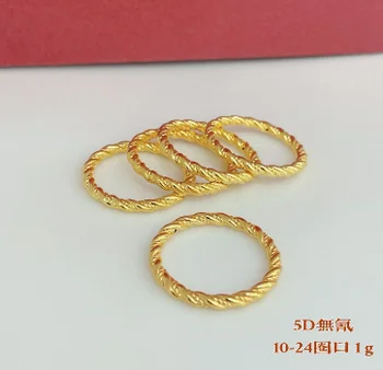 24k aur pur inele pentru femei 999 real inel de aur verighete aur, bijuterii, inele simple, inele