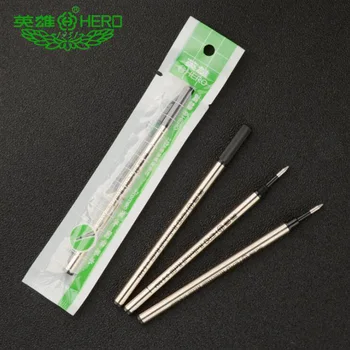 5PCS/lot 0.5 mm Negru Roller Pen Refill Buna Scris de Metal Pix Refill Papetărie Stilou de scris, Accesorii