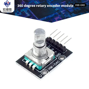 5pcs/lot KY-040 360 de Grade Potențiometru Rotativ Capac Encoder Brick Senzorul Comuta Modul de Dezvoltare Arduino cu Ace
