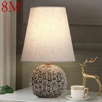 8M Contemporane de Masă Lampă cu LED-uri Creative Ceramica Dimmer Lumina de Birou, Pentru Acasa, Camera de zi Dormitor Noptieră Decor
