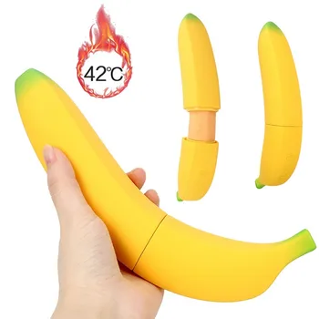 A FACUT Deghizare Banana Dildo Vibrator Pentru Femei Silicon Realist Imens Vibrator punctul G Stimulator Femeie Masturbari Sex Produsele