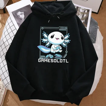ajolote Axolotl hoodies femei y2k estetice anime hip hop Coreea de femei jachete grafic