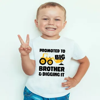 Am fost Promovat La Fratele mai Mare 2021/ 2022 Imprimare Baieti T shirt Anunț Amuzant Casual copii Haine Copii Bluze T-shirt,HKP5433