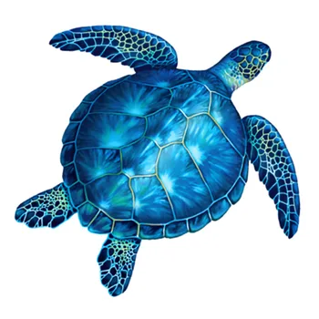Animal unic Bucată de Lemn Puzzle-uri pentru Copii Creative Jucarie Montessori Blue Sea Turtle 70~300 DIY Cutie de Cadou de Design Dropshipping