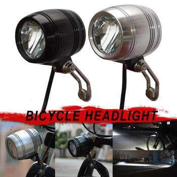 Bicicleta Frontal, Lampa de Lumina pentru Dinam HUB cu Rearlight Cablu Luminos Compact rezistent la apa Biciclete Coada Lumina Accesorii pentru Biciclete