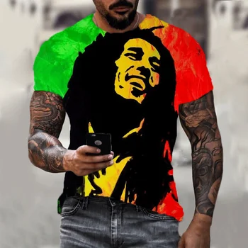 Bob Marley Tricou Rapper O Dragoste 3d de Imprimare T-shirt pentru Bărbați de Moda pentru Femei Supradimensionat tricou Copii Hip Hop Tee Top Barbati tricou Vrac