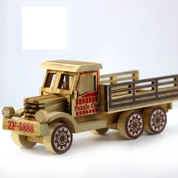 Camion Din Lemn Model Copii Artware Ornamente Decor Jucărie Pentru Biroul De Acasă Copii Din Lemn Jucarii Model 2019 New Sosire