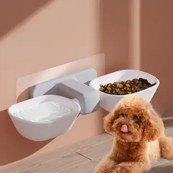 Castron Caine Agățat De Proiectare Câine Alimentator Catelus Cat Food Dispenser Feluri De Mâncare