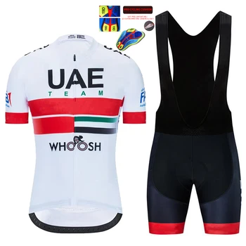 Ciclism Seturi emiratele arabe unite 2022 Oameni de Vara cu Maneci Scurte Ciclism Jersey Set de Biciclete Rutiere Uniformă MTB Biciclete Respirabil Ciclism de Îmbrăcăminte