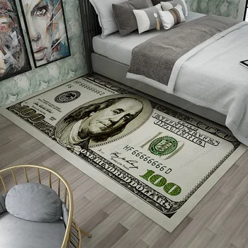 Creative Dolar SUA covoare 3D pentru pat cameră mare, Zona Covor Podea Mat Noptiera Hol Preș Acasă Decorare Dormitor Copii Covor