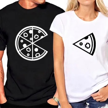 Creativitatea Pizza Imprimare Femei Tricou Manșon Scurt, O Gât Vrac Femei Tricou Doamnelor Tricou Topuri Haine Camisetas Mujer