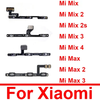 De alimentare și Butonul de Volum Cablu Flex Pentru Xiaomi Mi se Amestecă 2 2 3 4 Mix3 Mix4 Max 2 3 Volumul de Energie electrică din Partea Comutator cu Cheie Flex Panglică Piese de Schimb