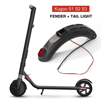 De înaltă Calitate Scuter Electric Aripă Spate Cu Coada de Lumină în Pneuri-Spate Apărătoare de noroi Pentru KUGOO S1 S2 S3 Scuter Accesorii Skateboard