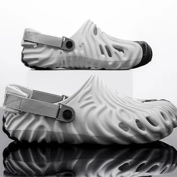 Dimensiune 46 Papuci de Lux, Design Slide-uri de Vară pentru Bărbați Sandale Saboti de Plaja Exterior Moale, Non-alunecare Unic Casual Cupluri Doamnelor Pantofi
