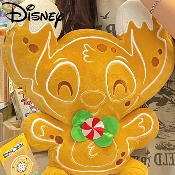Disney Stitch Kawaii Pufos Jucărie De Pluș Drăguț De Crăciun Moi Umplute Păpuși De Turtă Dulce Om De Modelare Cameră De Decorare Cadouri De Vacanță