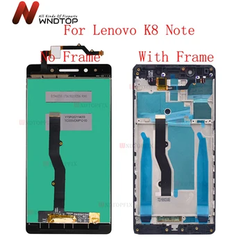 Display LCD Pentru Lenovo K8 Notă LCD Touch Screen Digitizer Asambla Piese de schimb Lenovo K8 Notă Ecran Cu Rama