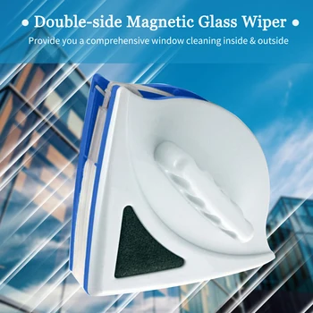 Două Fețe Magnetice Geam Curat Magneți Perie Expertul Acasă Ștergătoarelor de Suprafață Instrumente de Curățare Grosime de 3-8mm