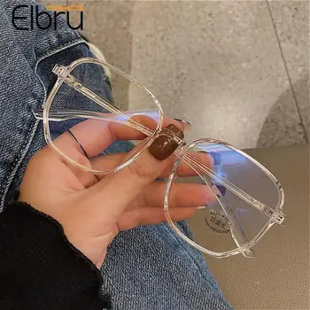 Elbru-1.0-1.5-2.0 Să-6.0 Transparent Ochelari Miopie Anti Raze Albastre Bărbați Femei Negru Ochelari De Vedere Baza De Prescriptie Medicala Ochelari De Miop