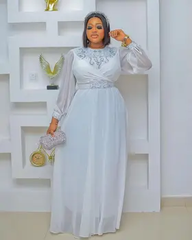 Elegant Partid Musulman Rochie Lunga Abaya Dubai Turcia Haine Islamice Africane Rochii pentru Femei Halat de Musulmani Djellaba Femme 2022