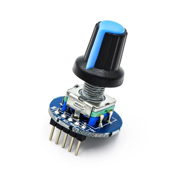 Encoder rotativ Module pentru Arduino Brick Senzorul de Dezvoltare Rotund Audio Potențiometru Rotativ Buton Capac CE11