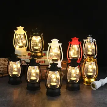 Epocă fără flacără Crăciun Lampa PP Masa Centrala a DUS Furtuna - Lantern Xmas Decor Acasă Led de Anul Nou Lumânare cu LED-uri de lumină Ceai