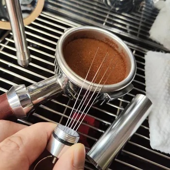 Espresso Blender Cafea Cârpă De Praf De Ac Din Aliaj De Aluminiu Bază De Praf De Cafea Mână De Tamper Distribuitor Wdt Amestecand Instrumente