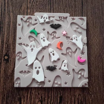 Fantoma de Halloween Mucegai Silicon DIY Ciocolata Desert Tort Fondant Matrite de Copt Decor Instrument de Rășină ustensile de Bucătărie