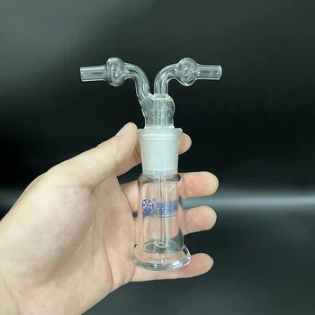 FAPEI Drechsel gaze de spălat sticla ,Capacitate 30mL,Laborator Sticlă de Spălare a Gazelor Sticla,Narghilele narghilea