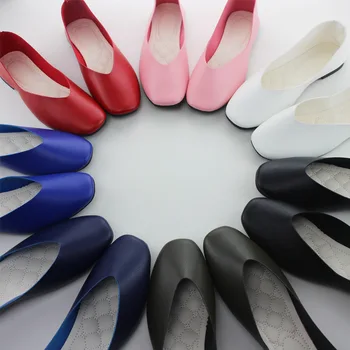 Femei Primavara-Vara Pantofi Singur Talpă Plată Unică Pantofi Coreean De Piele Superficial Gura Pătrat Pantofi Bunica Pantofi De Mari Dimensiuni 43