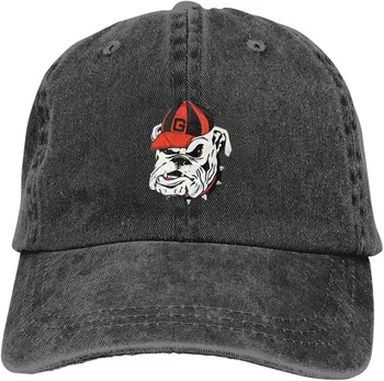 Georgia Bulldogs Logo-Ul Unisex Sepci De Baseball Reglabile Montate Vintage Denim Pălărie