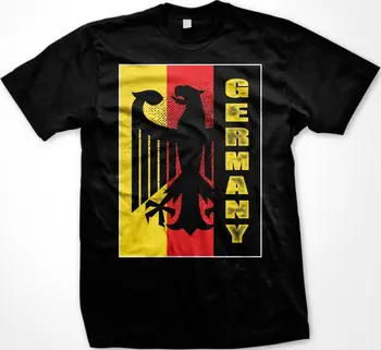 Germania Flag -Vultur Etnic German Mândrie pentru Bărbați T-Shirt de Vara din Bumbac cu Maneci Scurte O-Neck Tricou Unisex Nou S-3XL