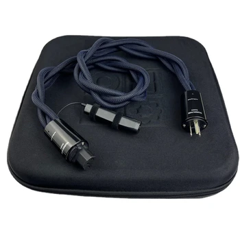 Hi-end Uragan Sursa AC Cablu de Alimentare PCU+ Cupru Audio HiFi Conformitate cu Zgomotului-Sistemul de Disipare NE & UE Plug