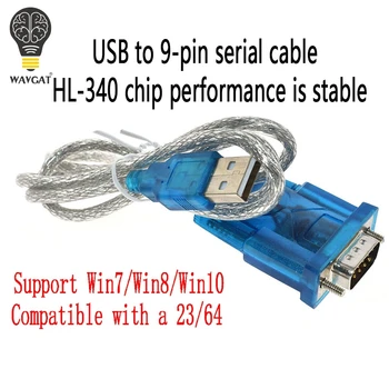 HL-340 USB la RS232 COM Port Serial PDA 9 pini Cablu Adaptor DB9 suport Windows7 64