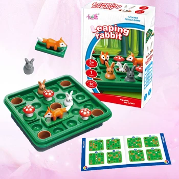Jocul Iepurasul Viguros Copii Puzzle Bord Joc de Dame Jucărie Distractiv creier de mișcare jucarii pentru copii Jucării adecvate de peste 7 ani