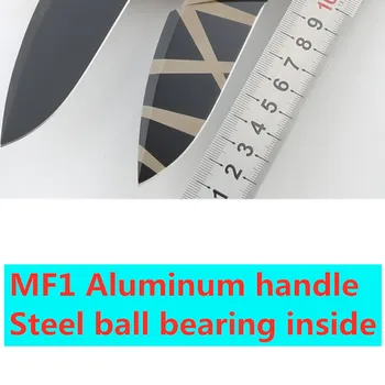 JUFULE Noi mf1-această Picătură Lamă din Oțel de Rulment briceag N690 Mâner din Aluminiu Vanatoare Camping în aer liber Tactică de Supraviețuire EDC Instrumente